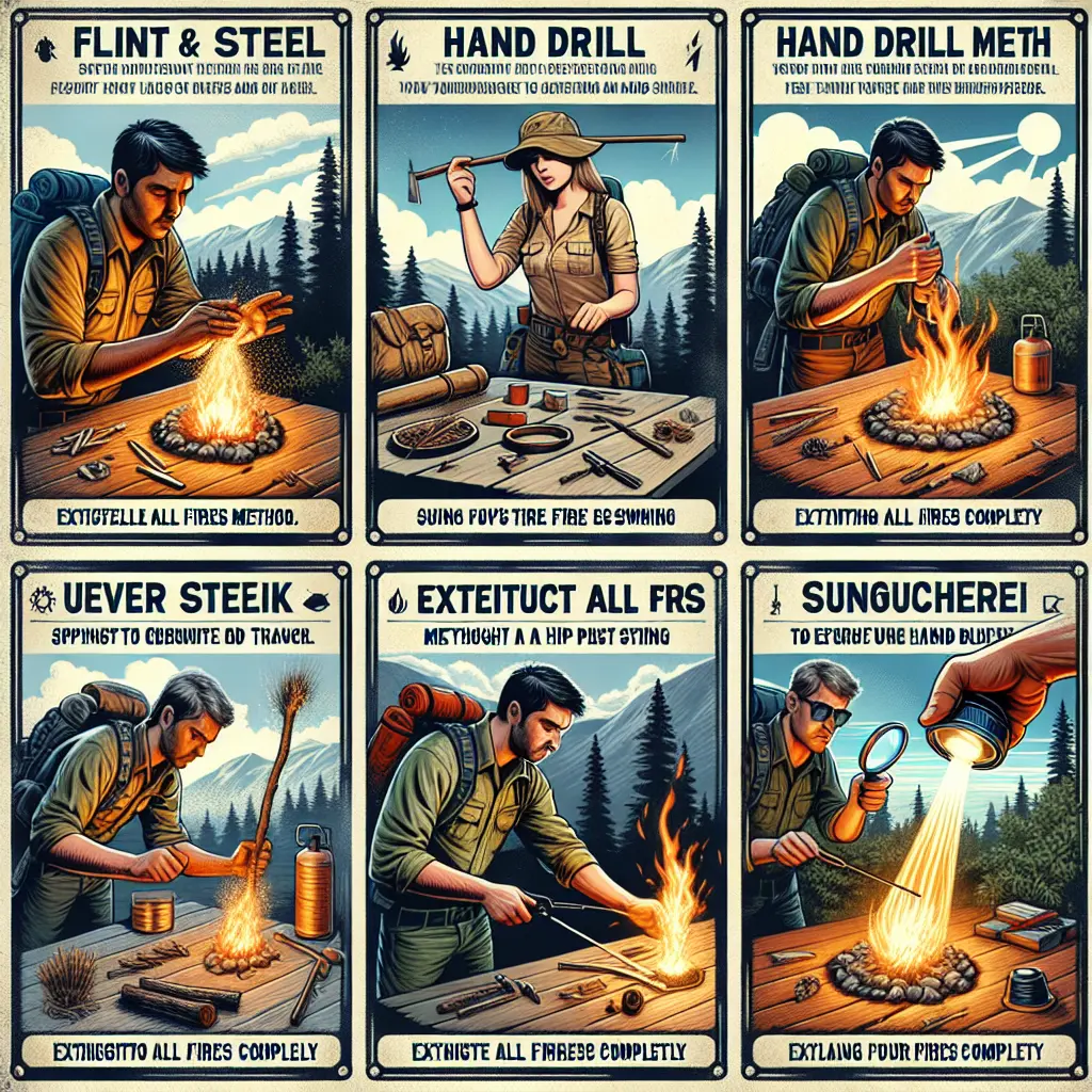 Fire Starting Techniques for Outdoor Survival